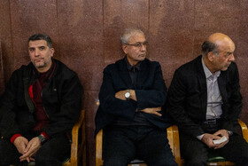 علی ربیعی در مراسم یادبود اشرف بروجردی