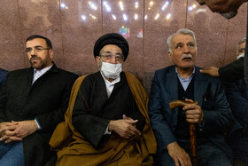 سید عبدالواحد موسوی لاری در مراسم یادبود اشرف بروجردی