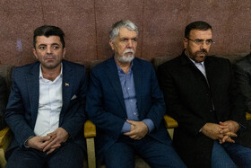 سید عباس صالحی، وزیر ارشاد در مراسم یادبود اشرف بروجردی