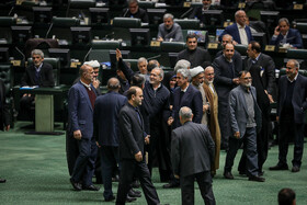 مسعود پزشکیان، رئیس جمهور در صحن علنی مجلس - ۲ دی