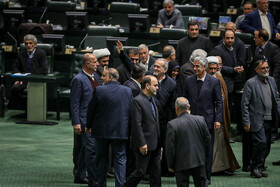 مسعود پزشکیان، رئیس جمهور در صحن علنی مجلس - ۲ دی