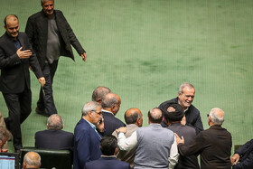 مسعود پزشکیان، رئیس جمهور در صحن علنی مجلس - ۲ دی