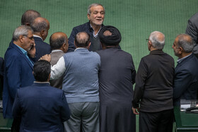 مسعود پزشکیان، رئیس جمهور در صحن علنی مجلس - ۲ دی