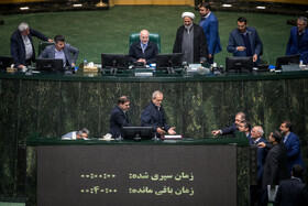 مسعود پزشکیان، رئیس جمهور در صحن علنی مجلس - ۲ دی