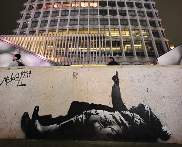 هدیه کریسمسی «بنکسی» 