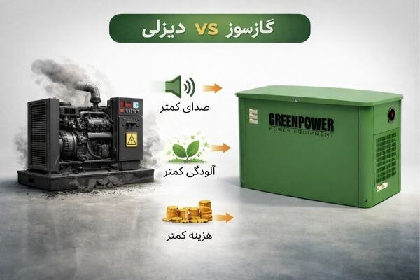 چرا ژنراتور گازسوز انتخاب هوشمندانه‌ای برای شماست