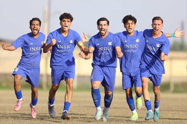 کامبک استقلال خوزستان در لیگ برتر فوتبال جوانان همراه با جشن صعود