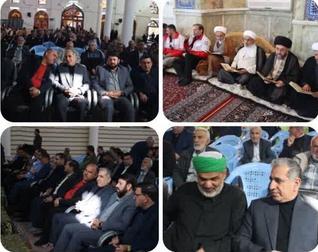 مراسم ترحیم «اشرف بروجردی» در لارستان برگزار شد