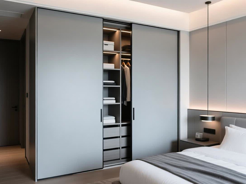 تحول دکوراسیون: راهنمای جامع تبدیل درب کمد دیواری به ریلی