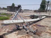 خسارت ۶۰۰ میلیارد ریالی باد و باران به شبکه توزیع برق سیستان و بلوچستان