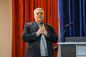 سخرانی جواد راستی، مدیر مرکز نوآوری و صنایع سرگرمی دانشگاه اصفهان در آیین افتتاح هفتمین ماراتون بازی سازی - اصفهان