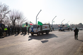 مراسم رونمایی از 40 دستگاه ماشین‌آلات جدید نظافت شهری - اصفهان