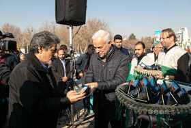 مراسم رونمایی از 40 دستگاه ماشین‌آلات جدید نظافت شهری - اصفهان