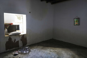 آبگرفتگی منازل در اثر بارش شدید باران و وقوع سیلاب در  شهرستان فاریاب استان کرمان