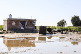 وضعیت مناطق سیل زده جنوب استان کرمان- فاریاب