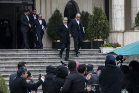  سید عباس عراقچی، وزیر امور خارجه در حاشیه جلسه هیات دولت - ۳ دی