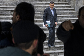 محمدجعفر قائم‌پناه، معاون اجرایی رئیس جمهور و سرپرست نهاد ریاست جمهوری در حاشیه جلسه هیات دولت - ۳ دی