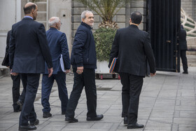 مسعود پزشکیان، رئیس جمهور در حاشیه جلسه هیات دولت - ۳ دی