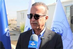عملیات احداث انبار سرپوشیده مجتمع بندری نگین بوشهر آغاز شد