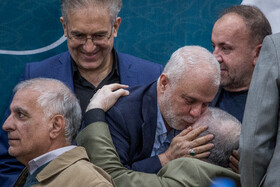 مراسم تودیع سعید اوحدی و معارفه میر احمد موسوی معاون رئیس‌جمهور و رئیس بنیاد شهید و امور ایثارگران با حضور محمد رضا عارف، معاون اول رئیس جمهور