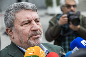 الیاس حضرتی، رئیس شورای اطلاع رسانی دولت در حاشیه جلسه هیات دولت - ۳ دی