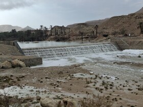 کنترل و ذخیره بیش از ۶ میلیون مترمکعب روان‌آب در لامرد طی بارش‌های اخیر