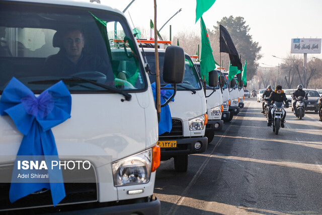 مراسم رونمایی از ۴۰ دستگاه ماشین‌آلات جدید نظافت شهری - اصفهان