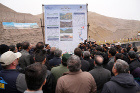 بازدید فرزانه صادق وزیر راه و شهرسازی از پروژه‌ راه‌آهن اردبیل