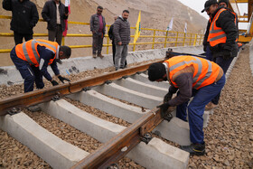 مراحل پایانی احداث پروژه‌ راه‌آهن اردبیل