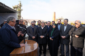 بازدید فرزانه صادق وزیر راه و شهرسازی از پروژه‌های راهداری اردبیل