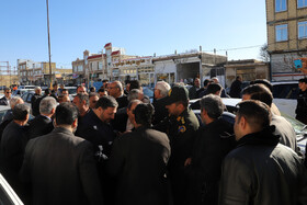 بازدید منوچهر حبیبی استاندار کرمانشاه و فضل اله رنجبر و محمد رشیدی نمایندگان مجلس از بخش فیروزآباد