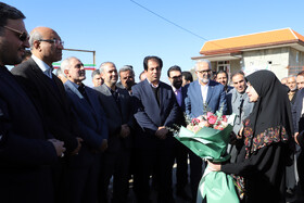 بازدید استاندار کرمانشاه و نمایندگان مجلس از بخش فیروزآباد