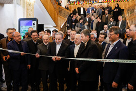 آیین افتتاح نمایشگاه تخصصی فناوری‌های سبز و انرژی پاک با حضور سید عباس عراقچی، وزیر امور خارجه 