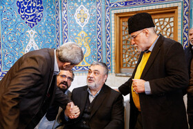 سردار سرتیپ پاسدار حسین اشتری در مراسم بزرگداشت علی‌اکبر پرورش 