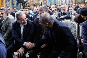 مراسم بزرگداشت علی‌اکبر پرورش با حضور سید عباس عراقچی، وزیر امور خارجه 