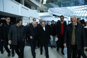 بازدید سید عباس عراقچی، وزیر امور خارجه از سالن اجلاس سران 