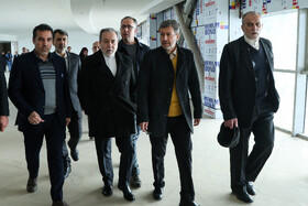 بازدید سید عباس عراقچی، وزیر امور خارجه از سالن اجلاس سران 