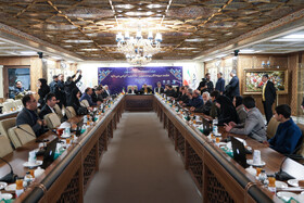 آیین افتتاح نمایشگاه تخصصی فناوری‌های سبز و انرژی پاک با حضور سید عباس عراقچی، وزیر امور خارجه 