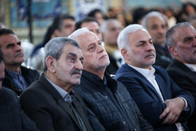 علی قاسم‌زاده، شهردار اصفهان در مراسم بزرگداشت علی‌اکبر پرورش