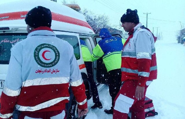 آماده‌باش هلال‌احمر در پی بارش برف و باران در استان‌های شمالی