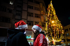 حال و هوای شب کریسمس - تهران