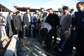 مراسم بیست و دومین سالگرد زلزله بم برگزار شد