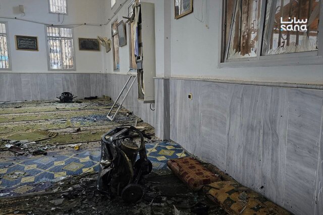 انفجار در داخل مسجد امام علی (ع) در حمص