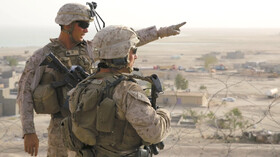 آمریکا بار دیگر با مهمات پرخطر در غرب الانبار تمرین نظامی برگزار کرد