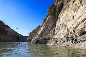 آبگیری سد جیرفت پس از بارش‌های اخیر