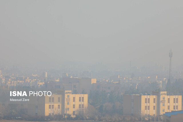 هوای شهر کرمانشاه بسیار ناسالم شد