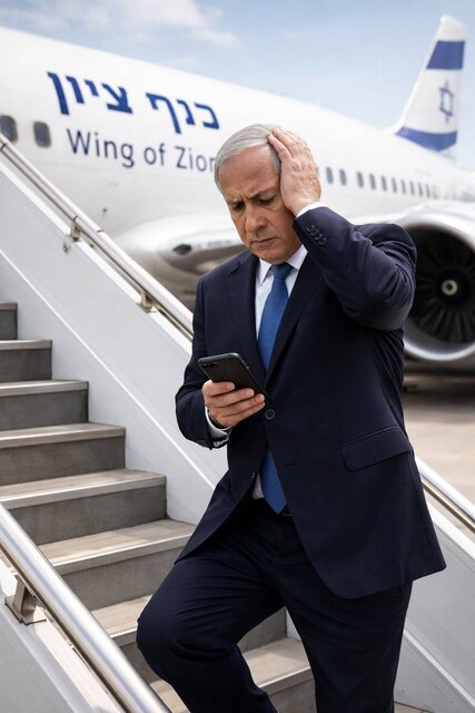 پیام گروه هکری حنظله خطاب به نتانیاهو در آستانه سفر به آمریکا