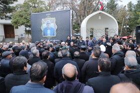 تشیع پیکر فرماندار فقید شهرستان مراغه