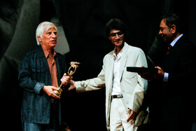 ناصر تقوایی و بهرام بیضایی در یک قاب