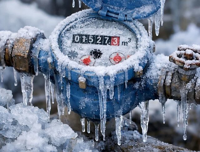 شرکت آب وفاضلاب استان: شهروندان سیستان و بلوچستانی مراقب یخ‌زدگی کنتور و تأسیسات آب باشند